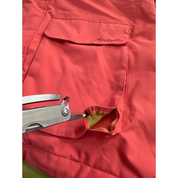 AirBlaster Glacier Collection Womens XL Pink Green Insulated Full Zip Jacket - Picture 10 of 10